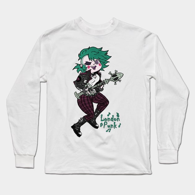 London Punk Eclipsa Long Sleeve T-Shirt by TeeJay93